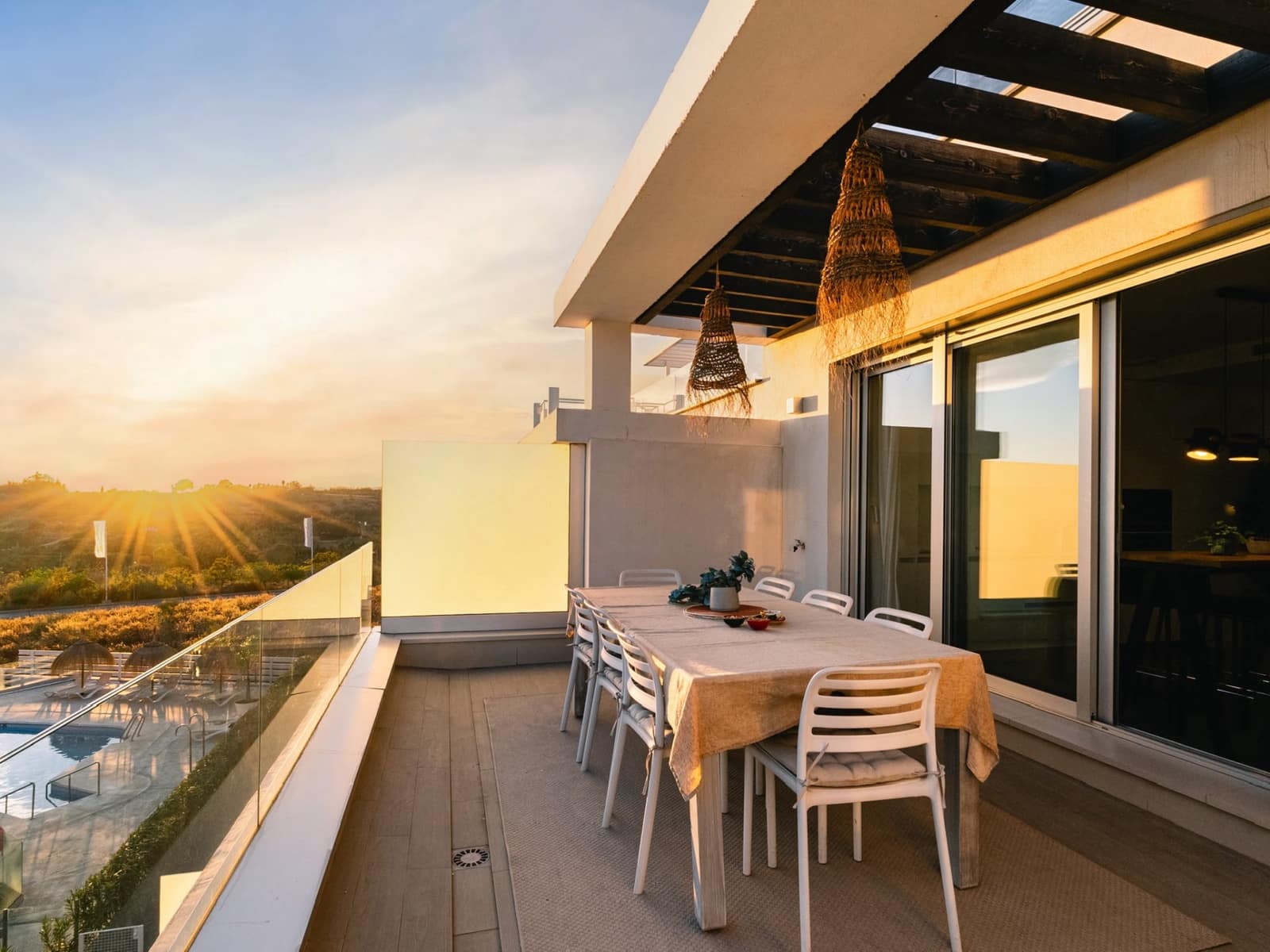 2 Zimmer Apartment zu vermieten in Cancelada mit Pool Garage - 2.500 € (Ref: 10146984)
