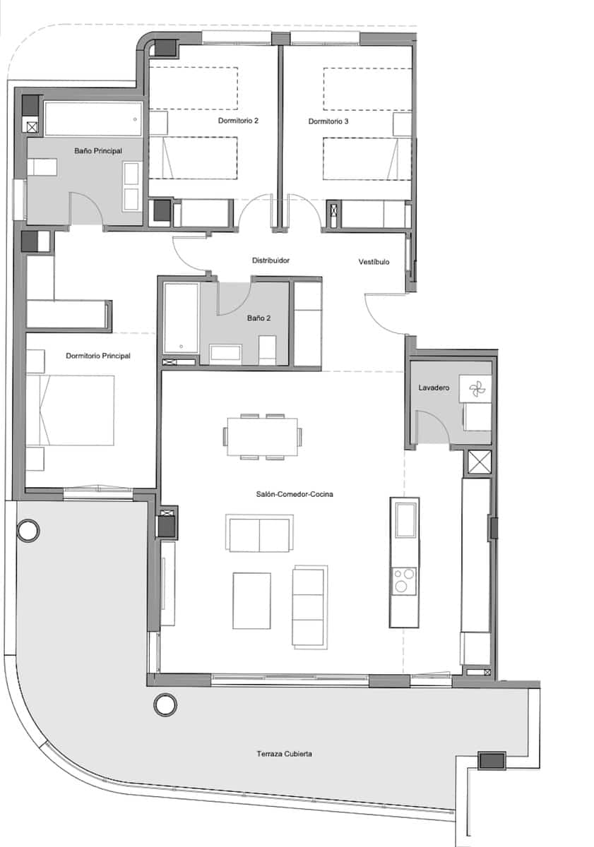 3 soveværelse Penthouse til salg i Marbella med swimmingpool garage - € 600.000 (Ref: 10184658)