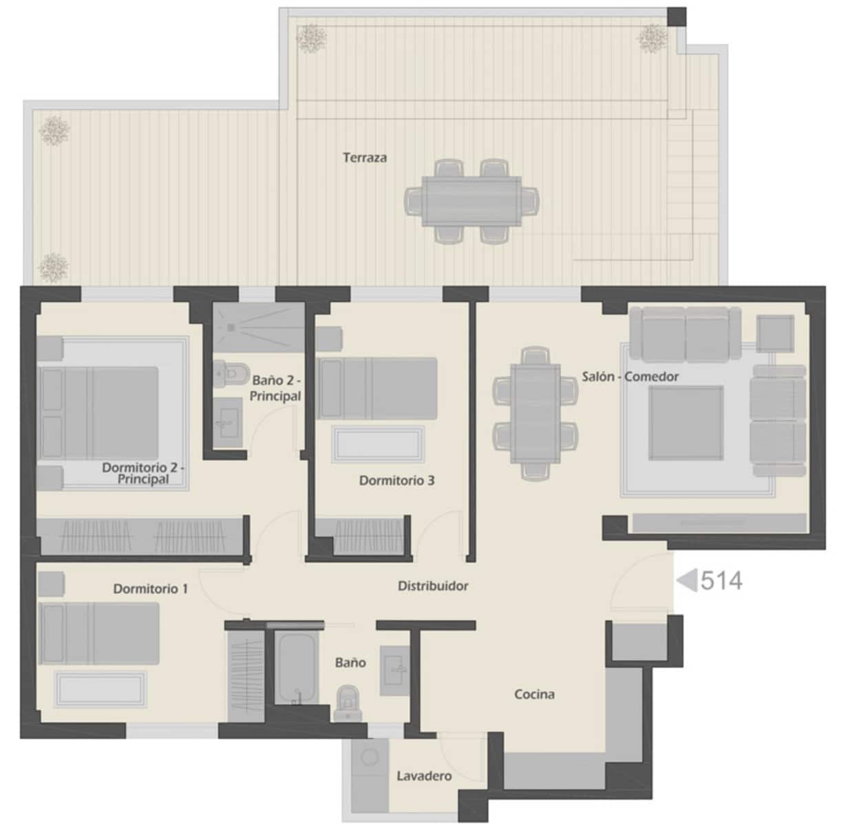 3 slaapkamer Appartement te koop in Nueva Andalucia met zwembad garage - € 445.000 (Ref: 8639354)