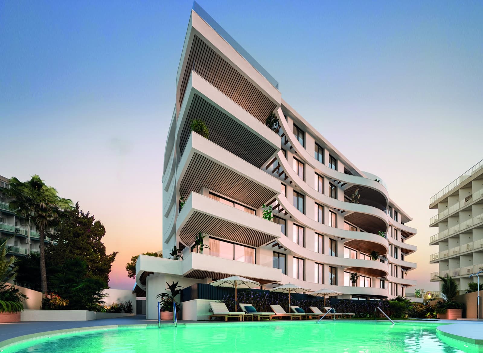 2 makuuhuone Huoneisto myytävänä paikassa Benalmadena mukana uima-altaan 
autotalli - 600 000 € (Ref: 8985843)