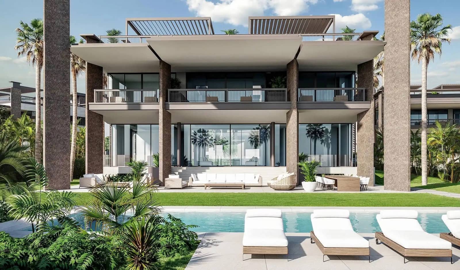 Chalet de 6 habitaciones en Puerto Banus en venta con piscina garaje - 5.900.000 € (Ref: 9831273)