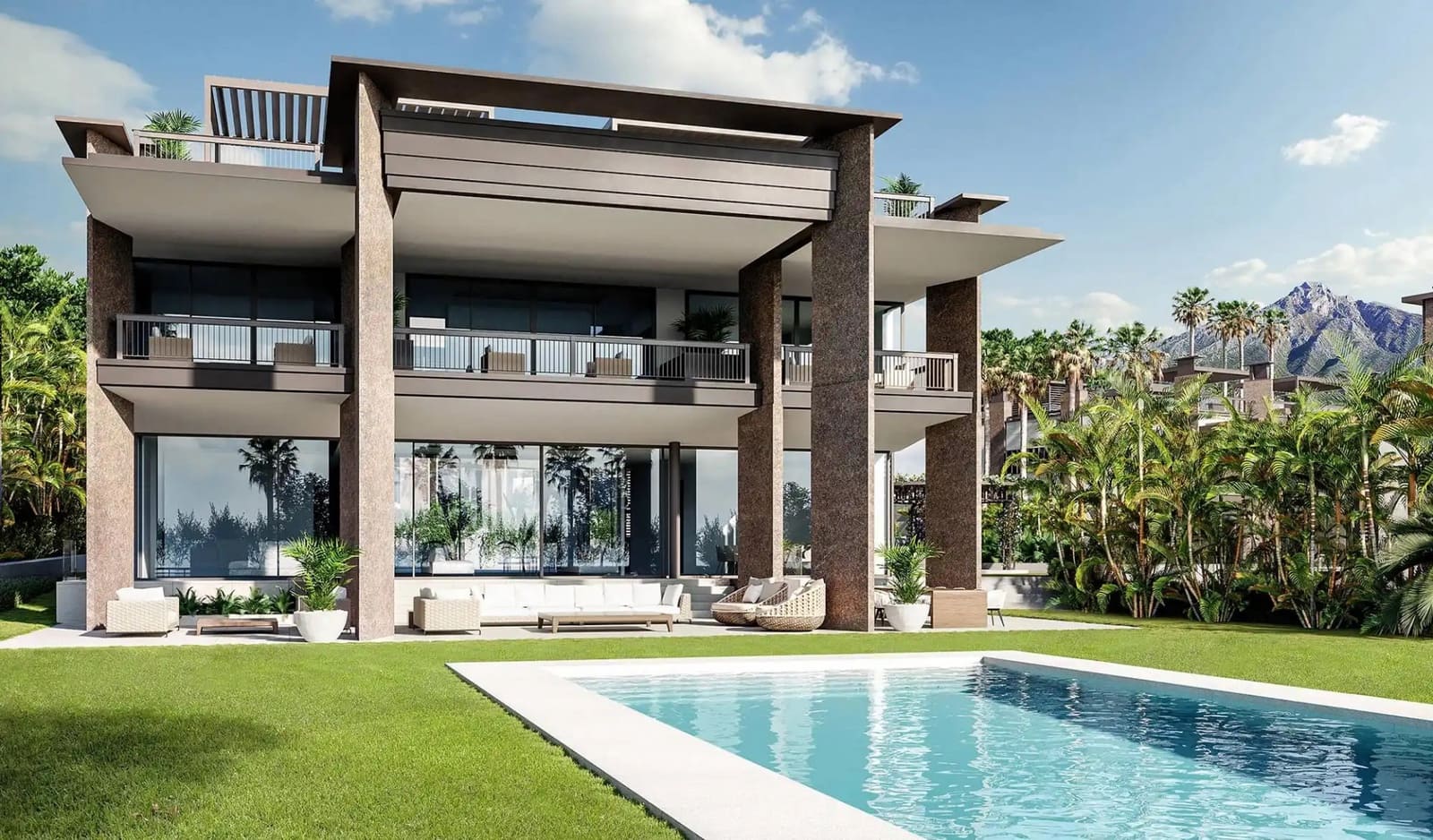 Chalet de 6 habitaciones en Puerto Banus en venta con piscina garaje - 5.900.000 € (Ref: 9831273)