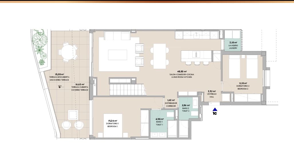 2 soveværelse Penthouse til salg i Marbella med swimmingpool garage - € 790.000 (Ref: 9982706)