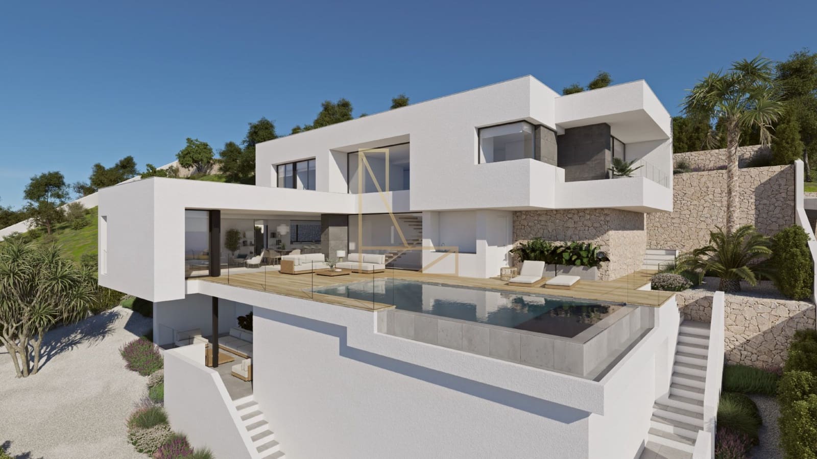 3 bedroom Villa for sale in Cumbre del Sol with pool garage - € 2,135,000 (Ref: 7670613)