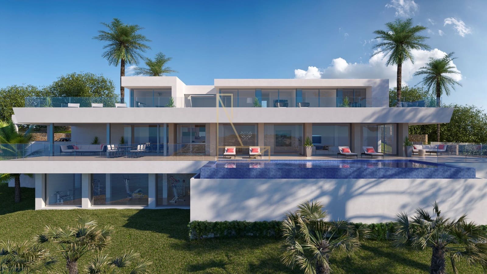 6 bedroom Villa for sale in Cumbre del Sol with pool garage - € 3,882,000 (Ref: 7670626)