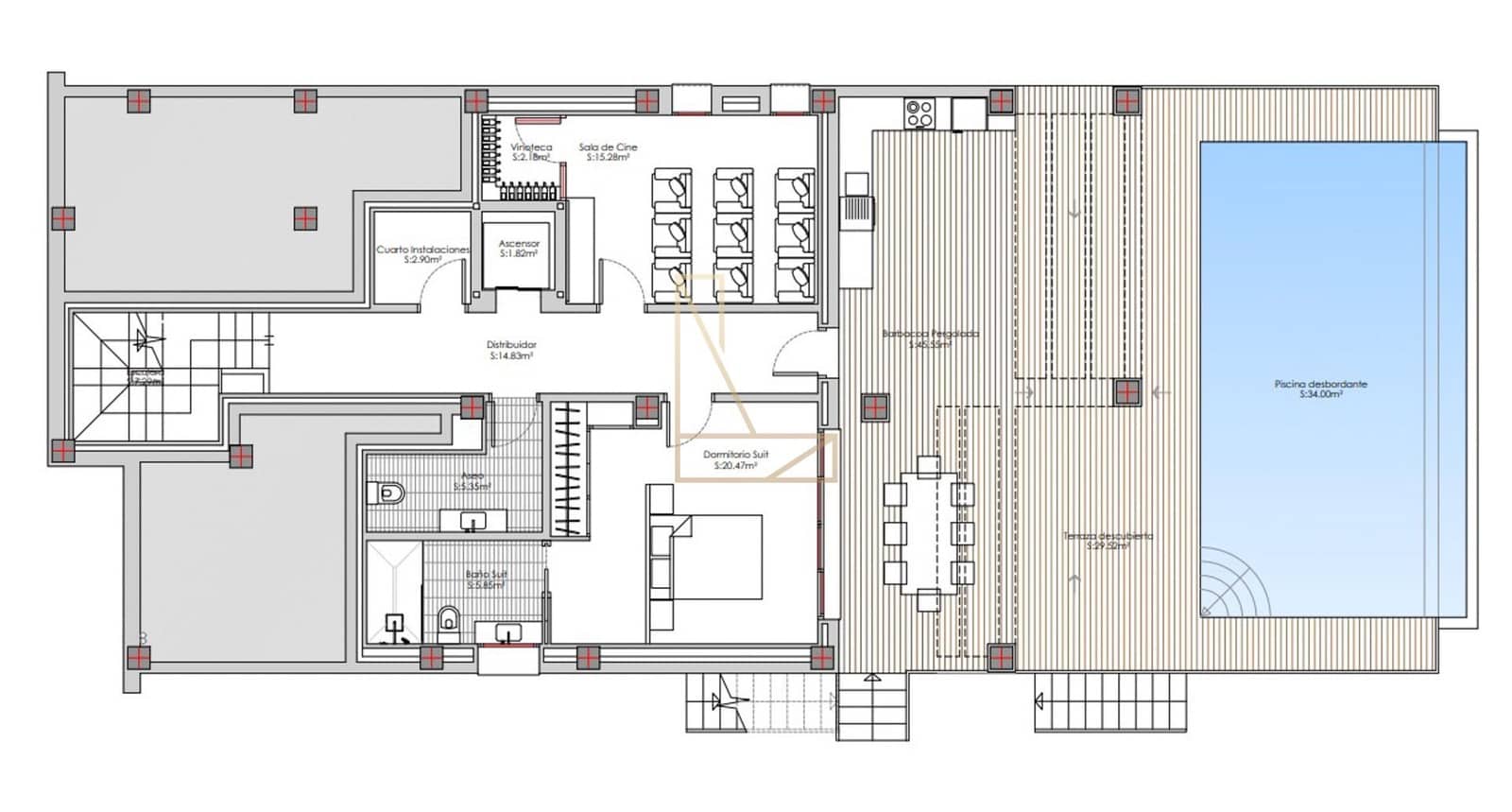 Chalet de 4 habitaciones en Calpe / Calp en venta con piscina garaje - 1.985.000 € (Ref: 8059678)