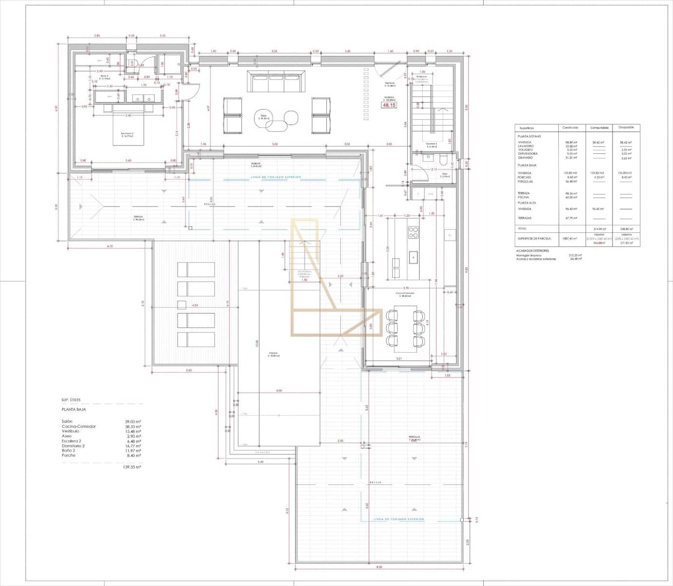 5 soverom Villa til salgs i Moraira med svømmebasseng garasje - € 2 100 000 (Ref: 8176699)