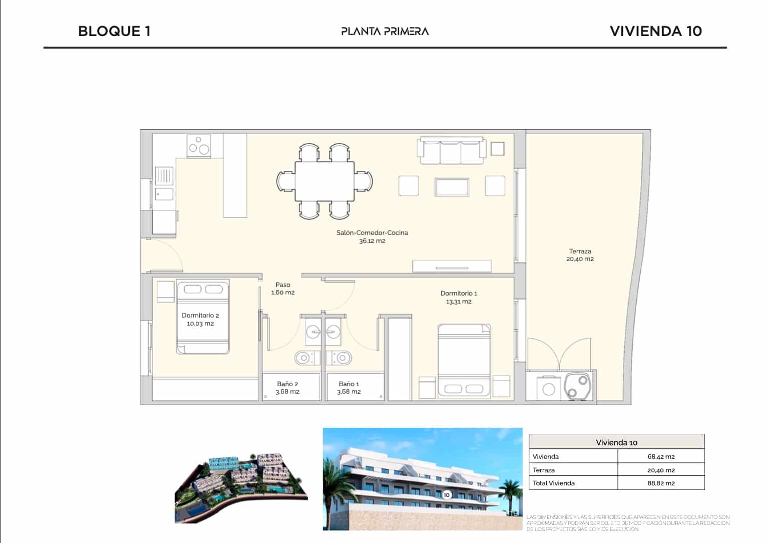 2 bedroom Apartment for sale in Finestrat with pool garage - € 319,900 (Ref: 8376871)