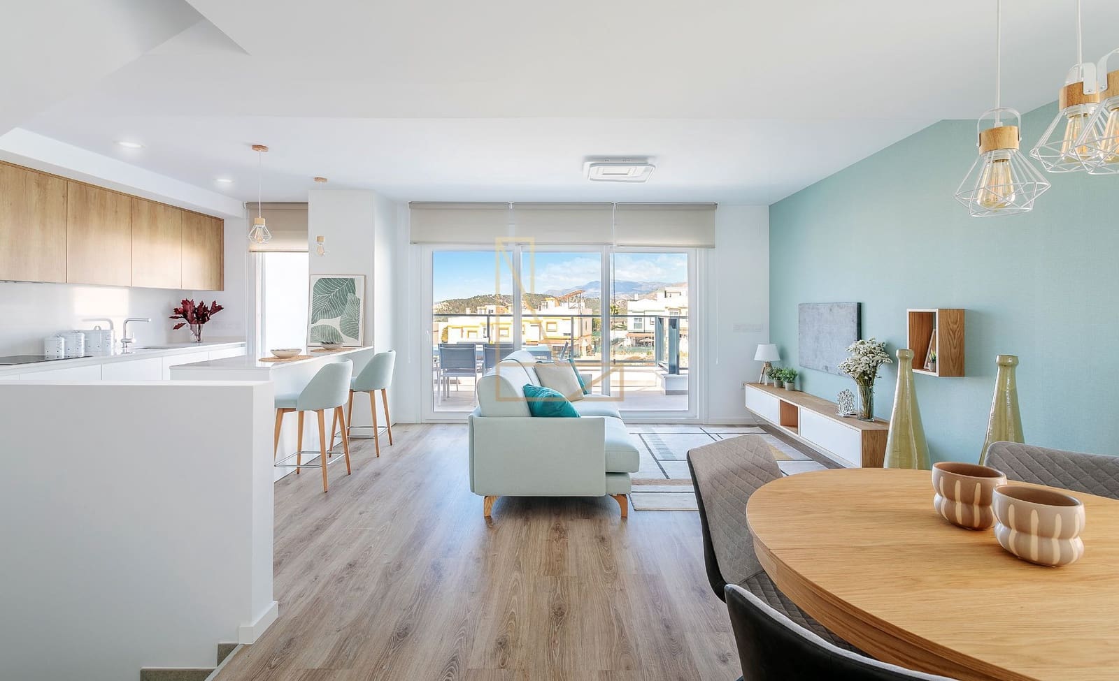 4 soveværelse Semi-Rækkehus til salg i Finestrat med swimmingpool garage - € 435.000 (Ref: 8529259)