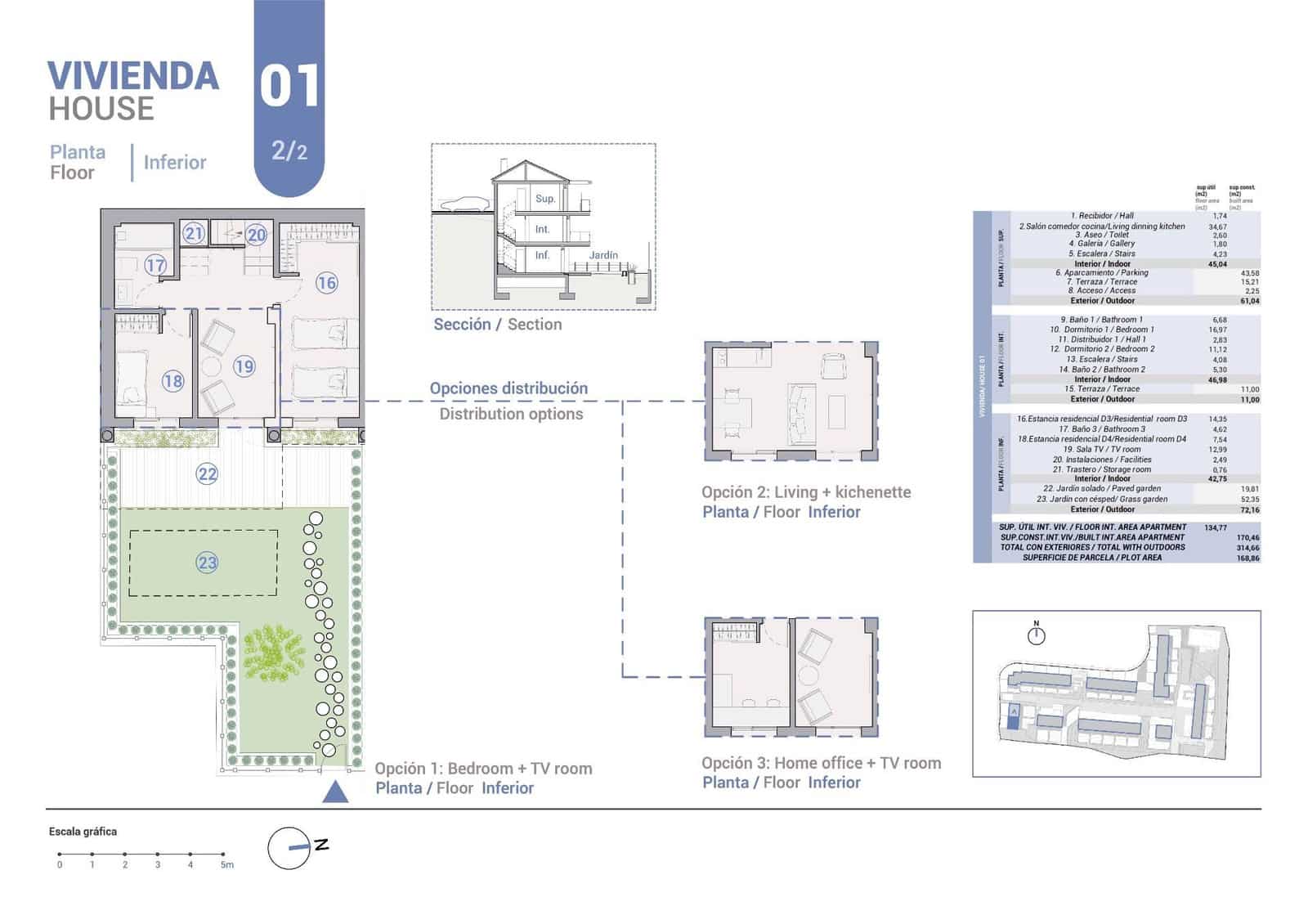 4 soveværelse Semi-Rækkehus til salg i La Nucia med swimmingpool garage - € 427.000 (Ref: 8590314)