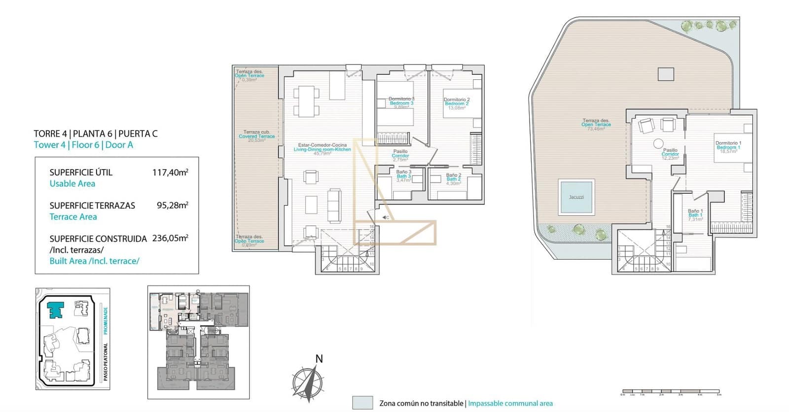 3 slaapkamer Penthouse te koop in La Villajoyosa / Vila Joiosa met zwembad garage - € 758.000 (Ref: 8629957)