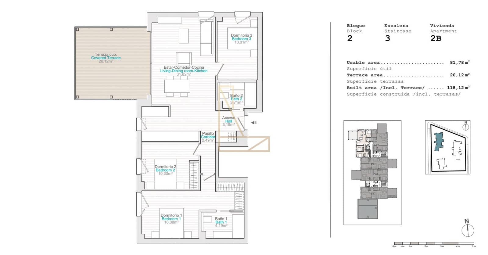 2 soverom Leilighet til salgs i El Vergel / Verger med svømmebasseng garasje - € 316 000 (Ref: 8629958)