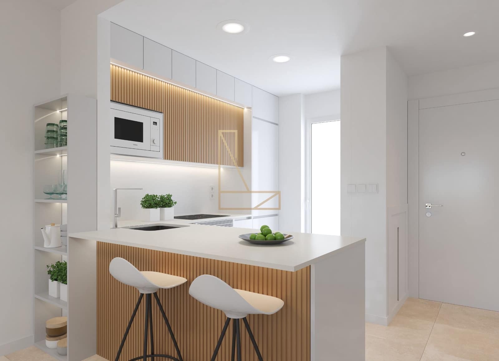 2 Zimmer Apartment zu verkaufen in Calpe / Calp mit Pool Garage - 479.000 € (Ref: 8638239)