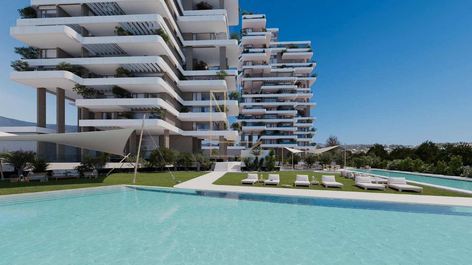 2 bedroom Apartment for sale in Calpe / Calp with pool garage - € 605,000 (Ref: 8656135)