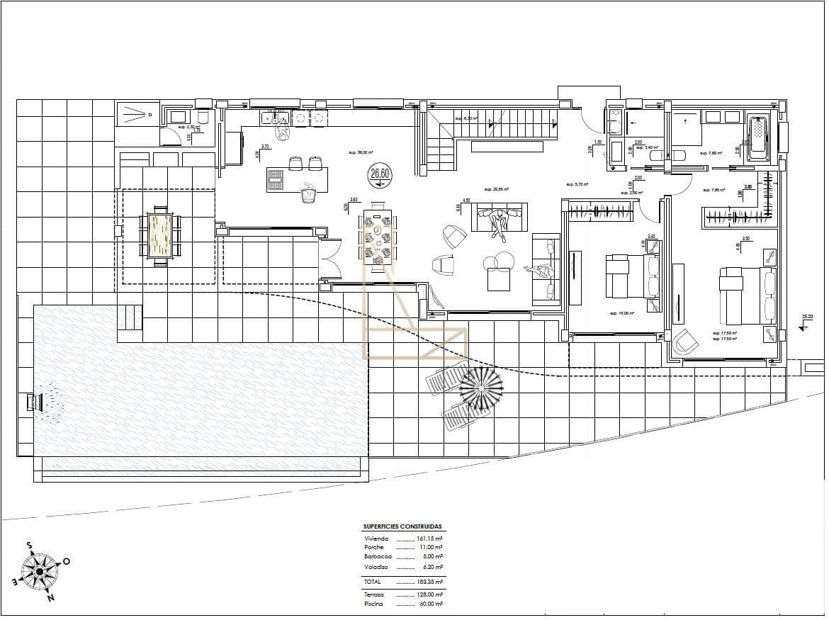 4 sovrum Villa till salu i Benissa med pool garage - 3 195 000 € (Ref: 8786052)