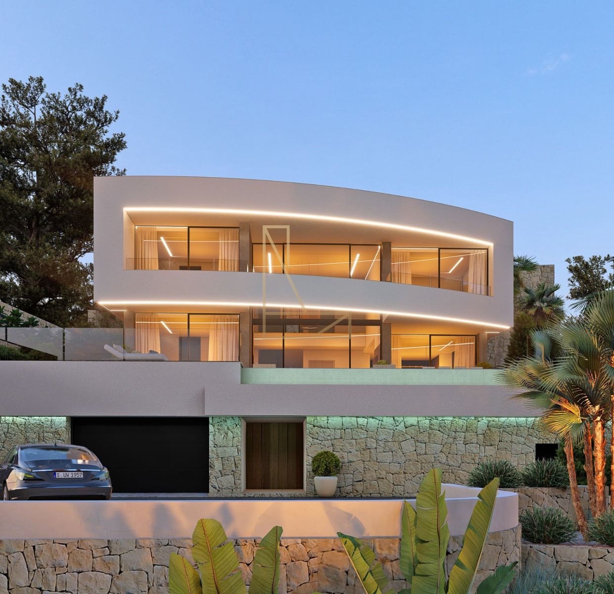 4 quarto Moradia para venda em Calpe / Calp com piscina garagem - 2 100 000 € (Ref: 8786054)