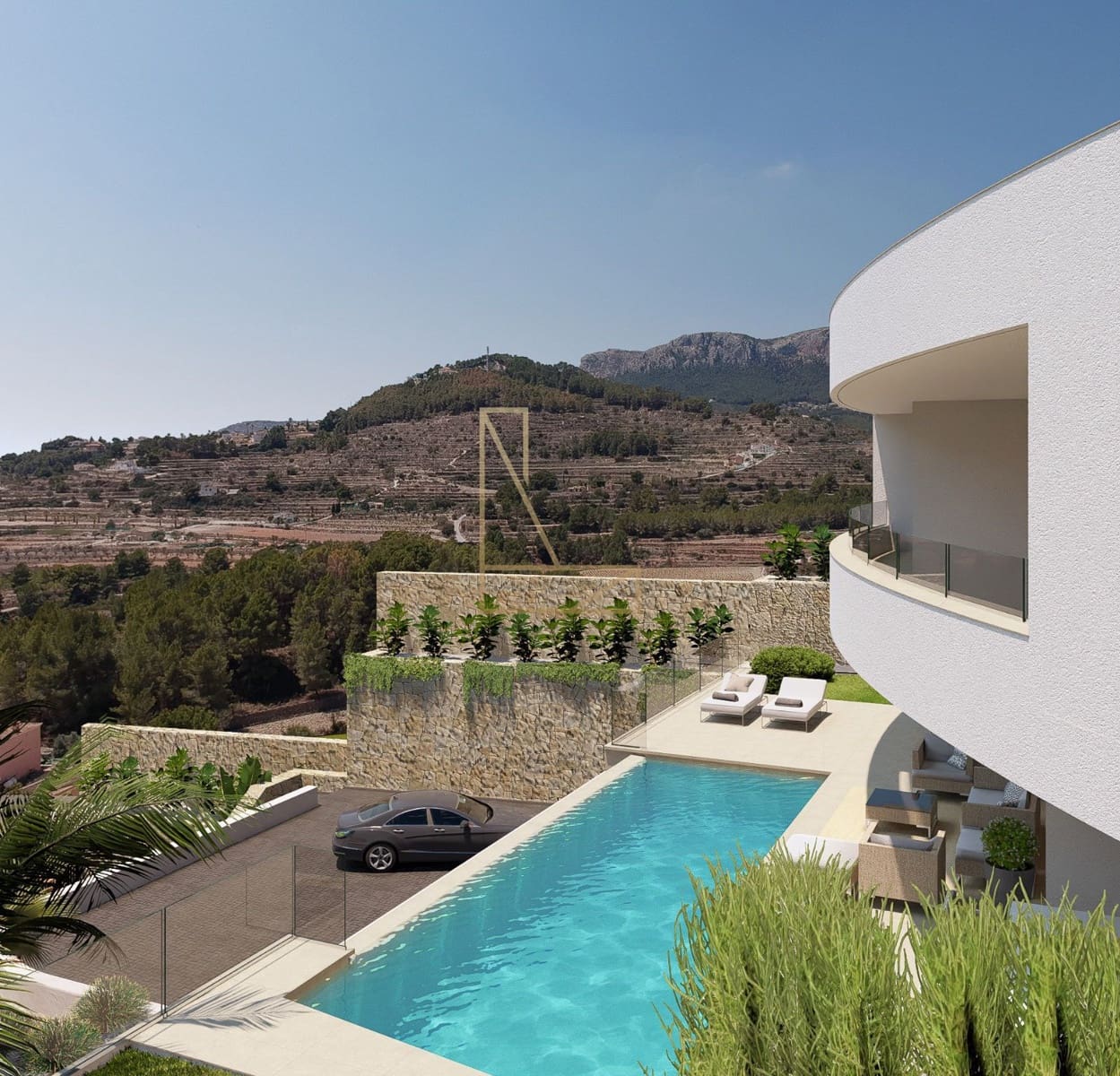 4 quarto Moradia para venda em Calpe / Calp com piscina garagem - 2 100 000 € (Ref: 8786054)