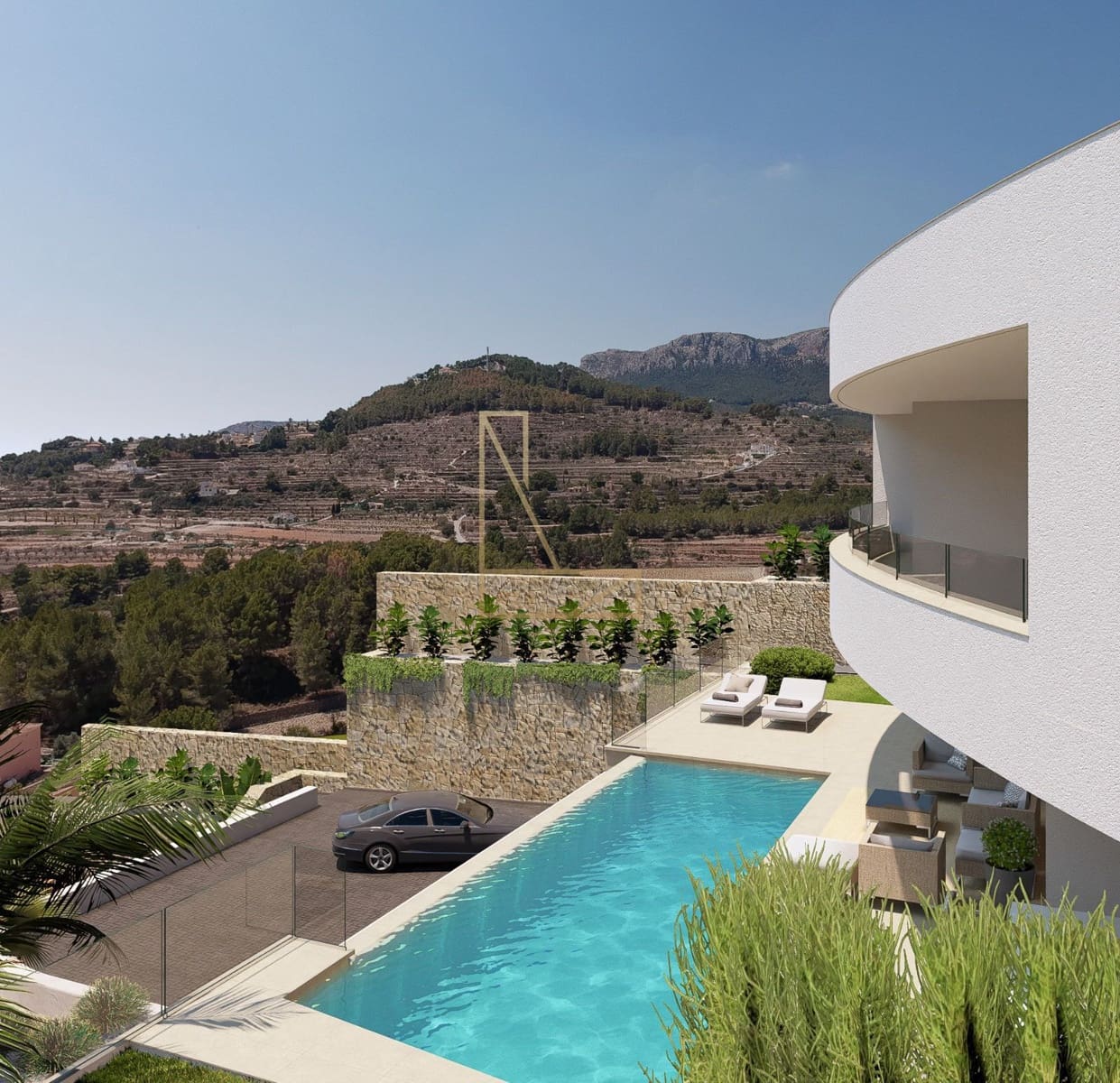 4 quarto Moradia para venda em Calpe / Calp com piscina garagem - 2 100 000 € (Ref: 8786054)