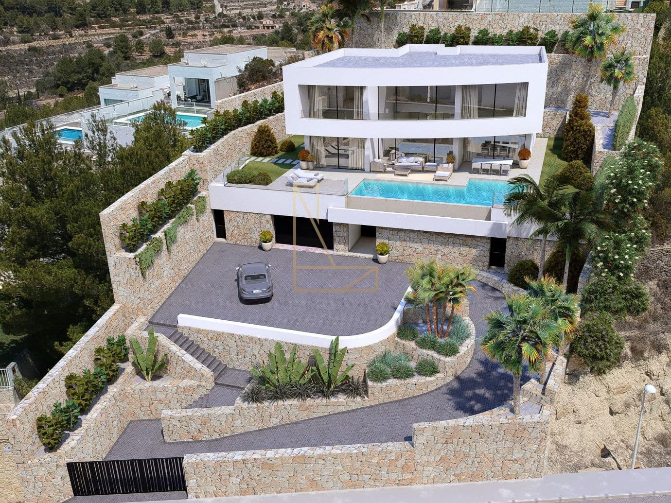 4 quarto Moradia para venda em Calpe / Calp com piscina garagem - 2 100 000 € (Ref: 8786054)