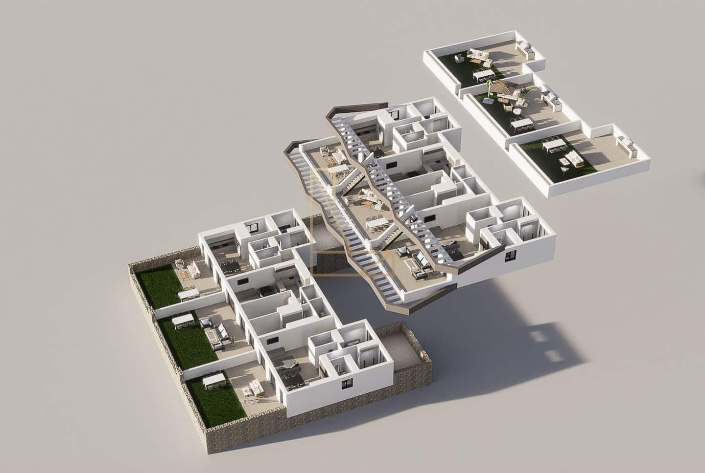 2 bedroom Bungalow for sale in Finestrat with pool garage - € 379,900 (Ref: 8809235)