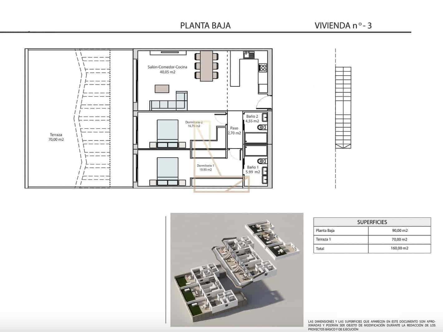 2 bedroom Bungalow for sale in Finestrat with pool garage - € 379,900 (Ref: 8809235)
