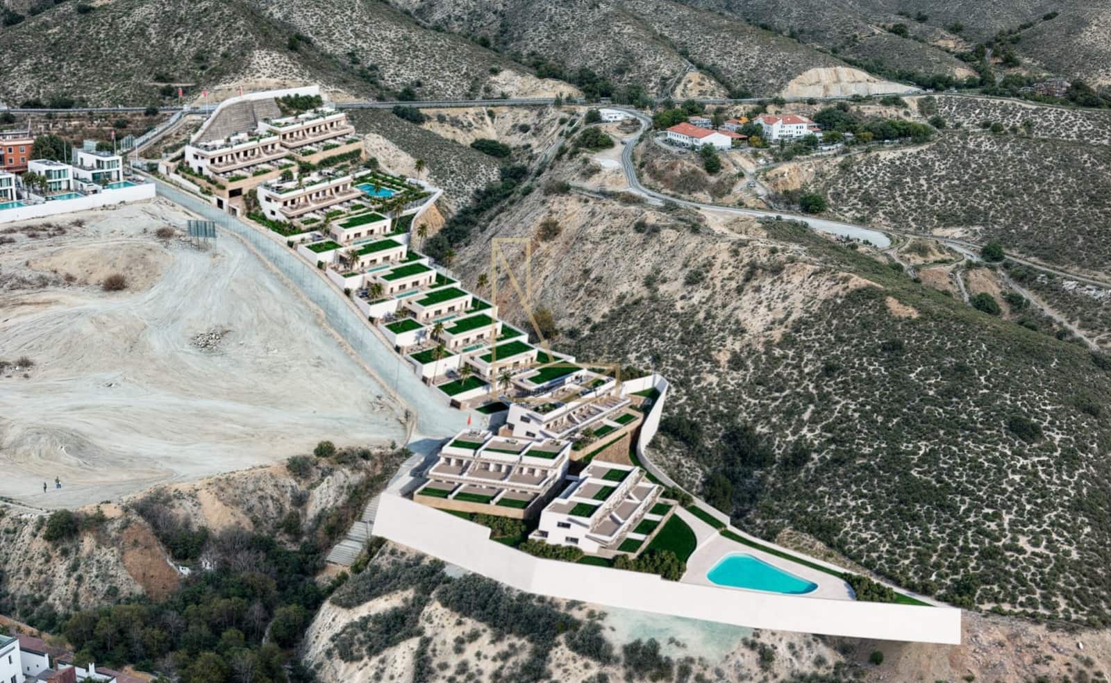 2 bedroom Bungalow for sale in Finestrat with pool garage - € 379,900 (Ref: 8809235)