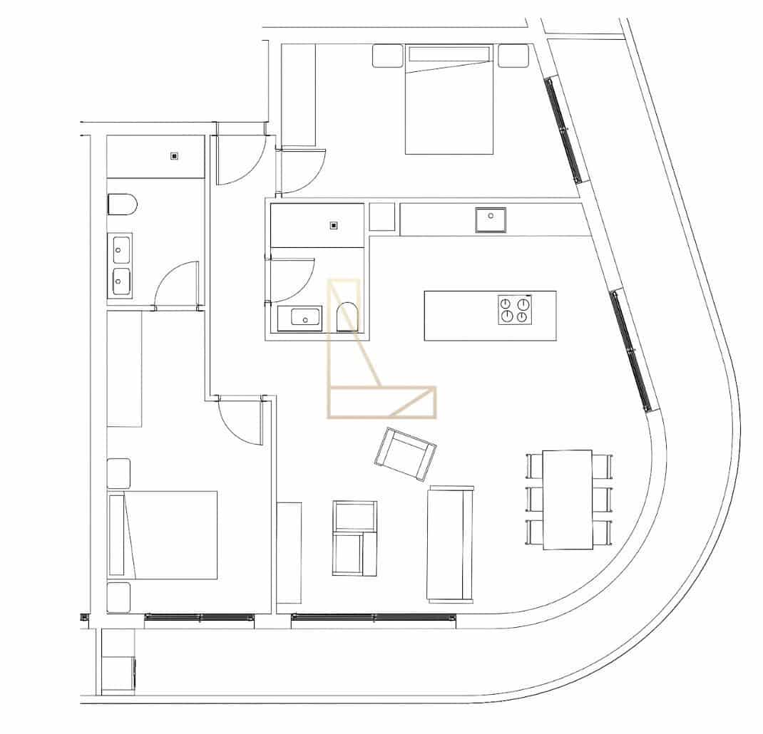 2 quarto Apartamento para venda em Calpe / Calp com piscina garagem - 319 395 € (Ref: 8862399)