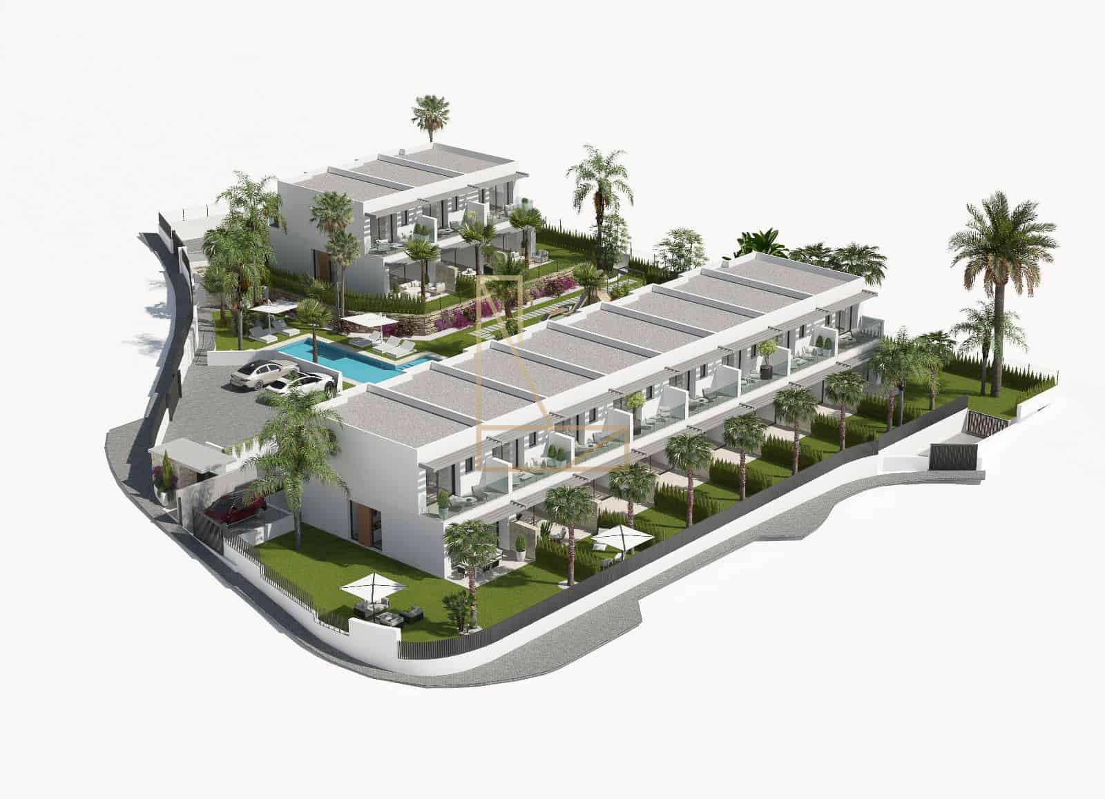 3 chambre Villa/Maison Semi-Mitoyenne à vendre à Finestrat avec piscine garage - 495 000 € (Ref: 8879480)