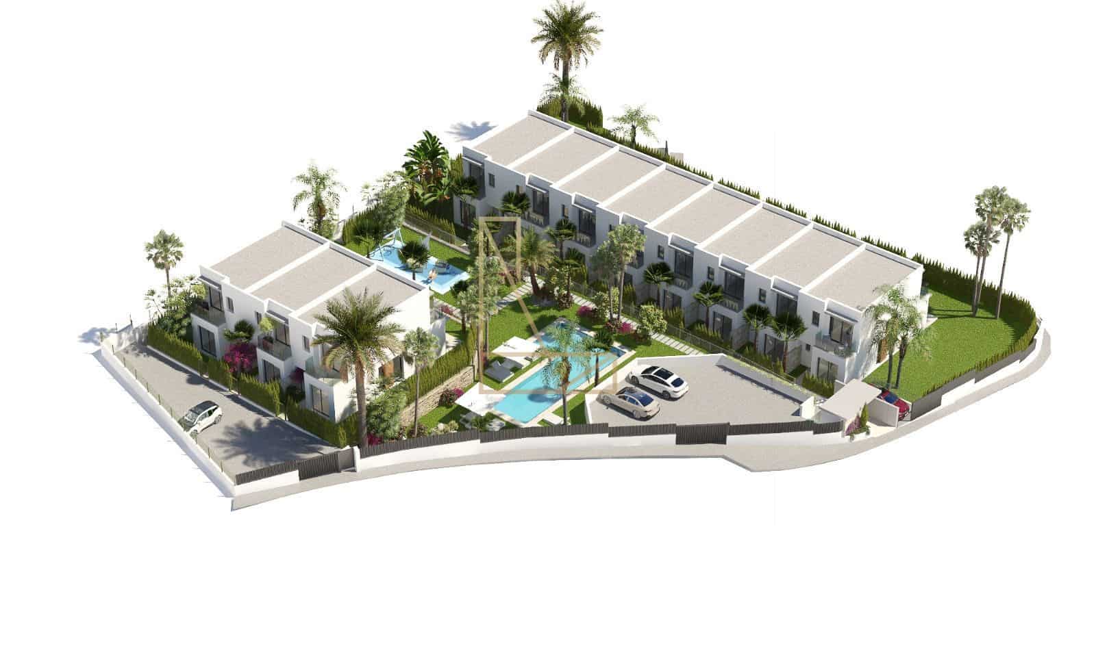 3 chambre Villa/Maison Semi-Mitoyenne à vendre à Finestrat avec piscine garage - 495 000 € (Ref: 8879480)