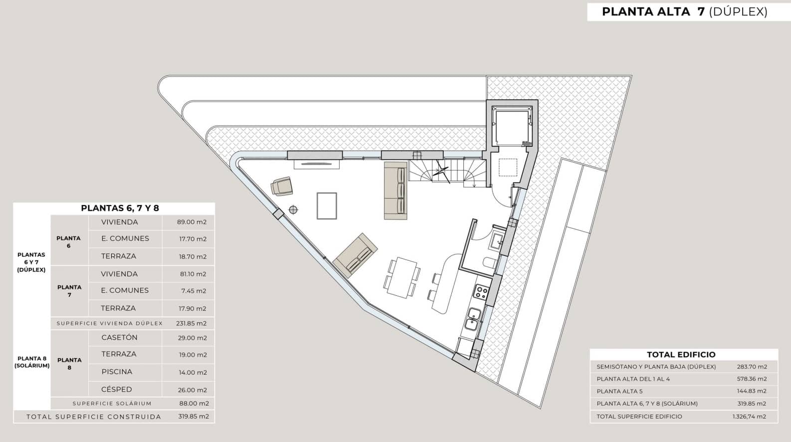 3 bedroom Apartment for sale in Benidorm with pool garage - € 1,300,000 (Ref: 9013596)