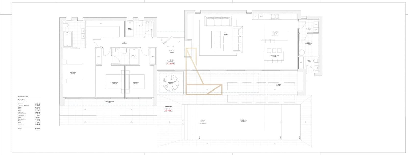 3 soverom Villa til salgs i Calpe / Calp med svømmebasseng garasje - € 1 525 000 (Ref: 9036375)