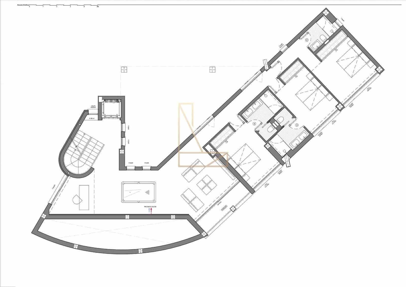 4 bedroom Villa for sale in Altea with pool garage - € 2,146,000 (Ref: 9169302)