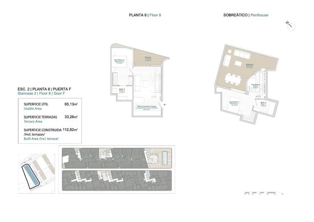2 slaapkamer Penthouse te koop in La Villajoyosa / Vila Joiosa met zwembad garage - € 436.000 (Ref: 9183253)