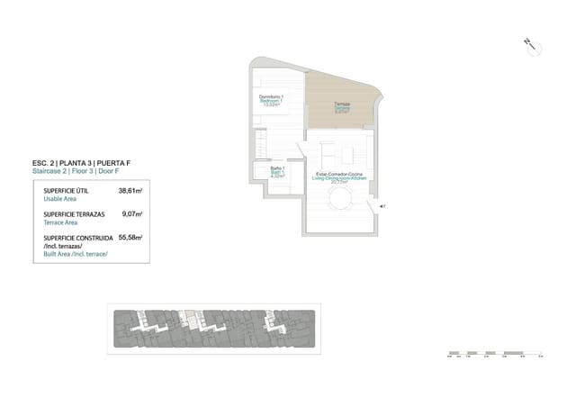 1 slaapkamer Appartement te koop in La Villajoyosa / Vila Joiosa met zwembad garage - € 225.000 (Ref: 9183255)