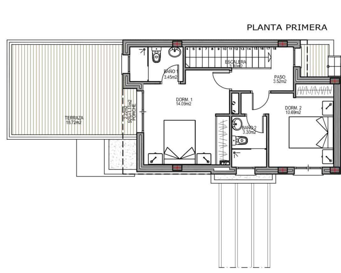 3 chambre Villa/Maison à vendre à Polop avec piscine garage - 449 000 € (Ref: 9246303)