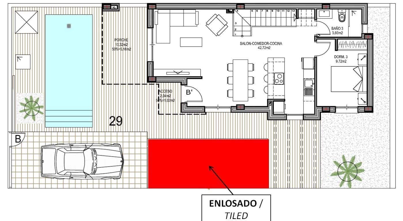 3 chambre Villa/Maison à vendre à Polop avec piscine garage - 449 000 € (Ref: 9246303)