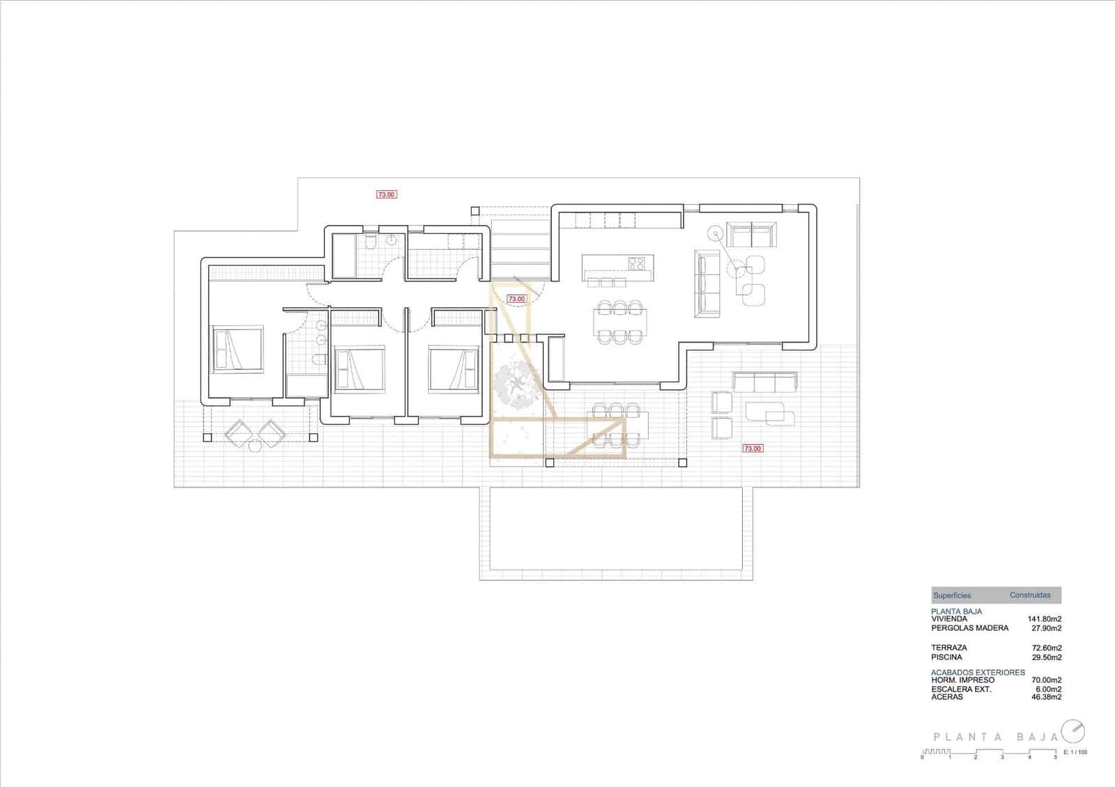 3 sovrum Villa till salu i Benissa med pool garage - 890 000 € (Ref: 9371706)