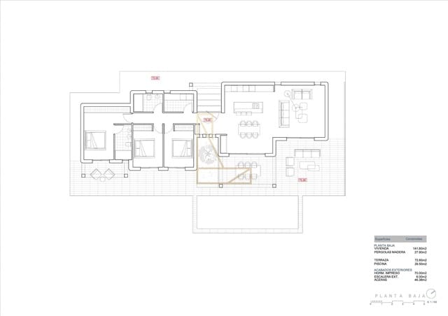 3 sovrum Villa till salu i Benissa med pool garage - 890 000 € (Ref: 9371706)