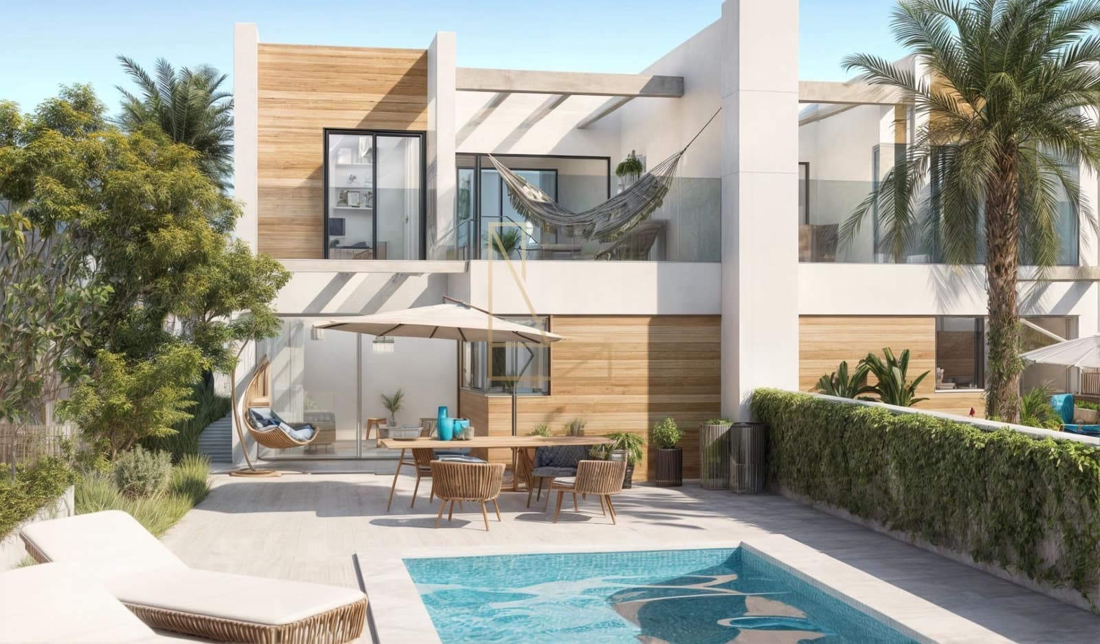 3 sovrum Semi-fristående Villa till salu i Alfaz del Pi / L'Alfas del Pi med pool garage - 335 000 € (Ref: 9573937)