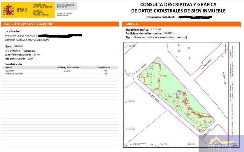 Apartamento de 2 habitaciones en La Tercia en venta con piscina garaje - 149.950 € (Ref: 10034633)