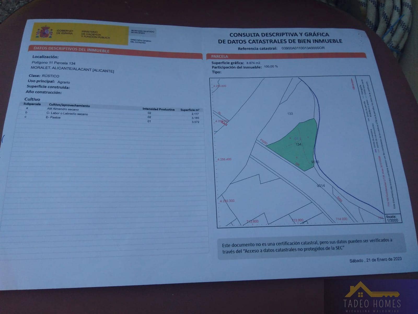Tontti myytävänä paikassa San Vicente / Sant Vicent del Raspeig - 449 950 € (Ref: 10034640)