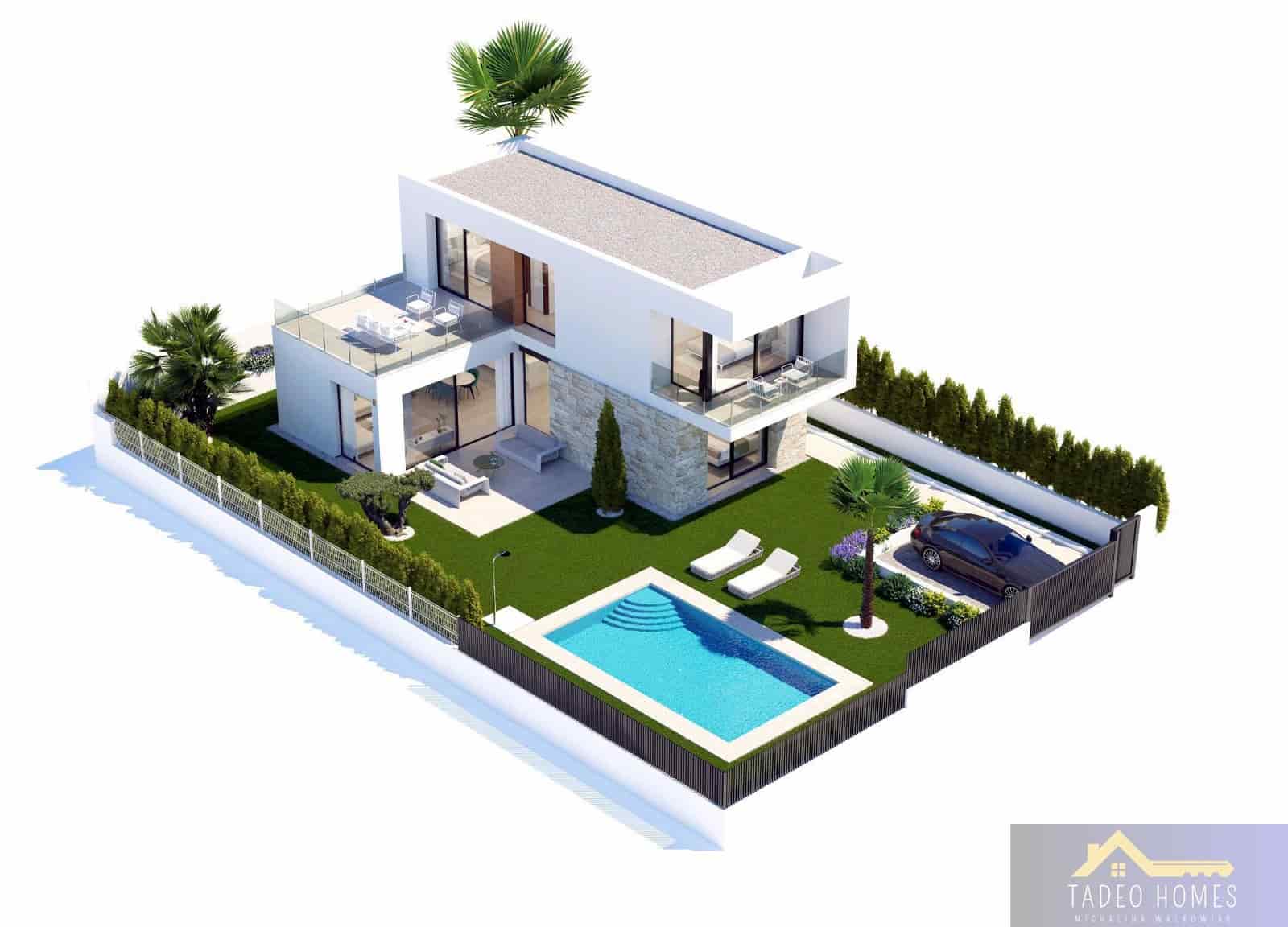 3 sypialnia Willa na sprzedaż w Finestrat z basenem garażem - 895 000 € (Ref: 10034643)
