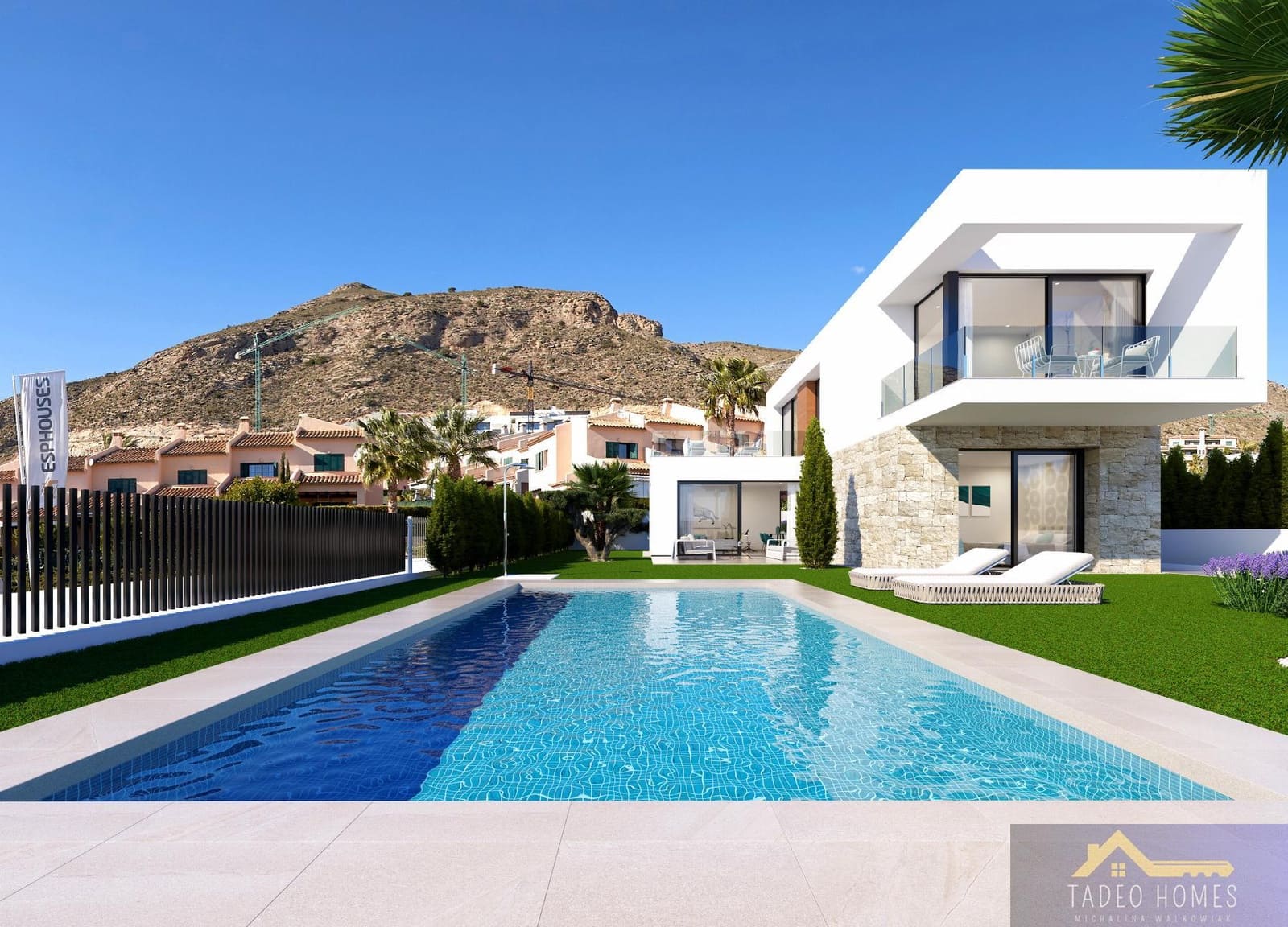 3 sypialnia Willa na sprzedaż w Finestrat z basenem garażem - 895 000 € (Ref: 10034643)