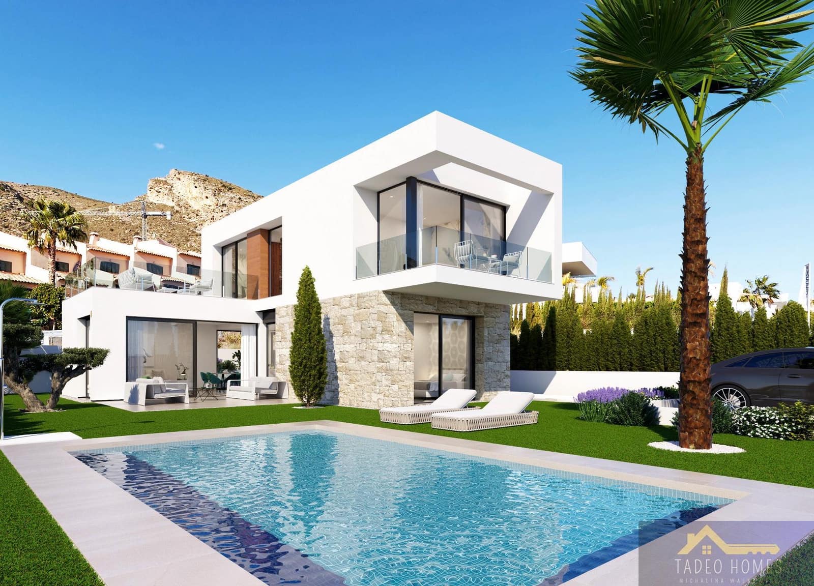 3 sypialnia Willa na sprzedaż w Finestrat z basenem garażem - 895 000 € (Ref: 10034643)