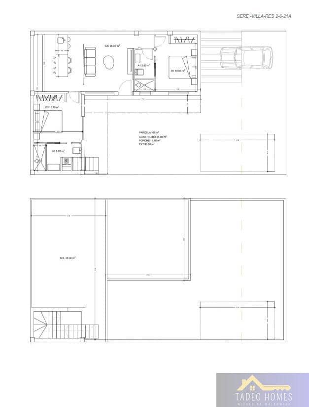 2 chambre Villa/Maison à vendre à Roldan avec piscine garage - 289 900 € (Ref: 10034652)