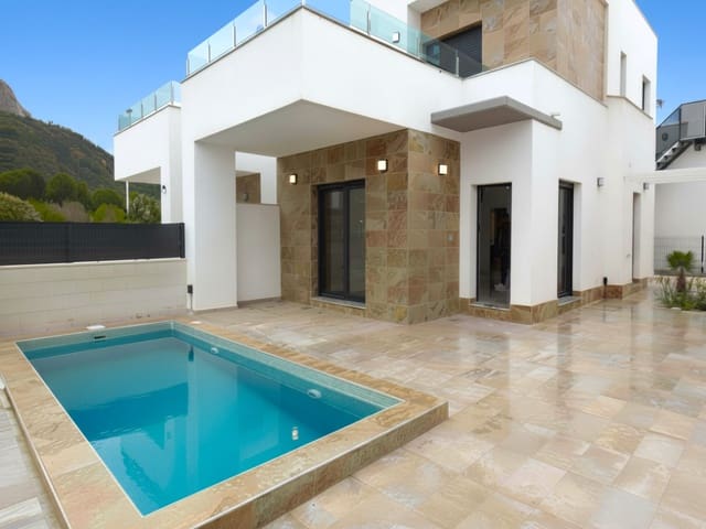 3 sypialnia Willa na sprzedaż w Polop z basenem garażem - 489 000 € (Ref: 9828063)