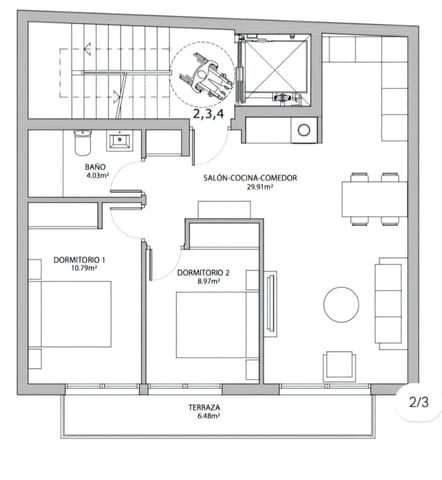 Apartamento Playa de 2 habitaciones en Fuengirola en venta - 350.000 € (Ref: 10094062)