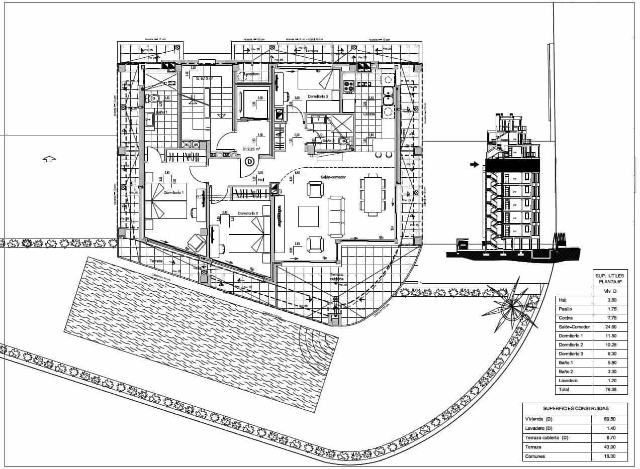 3 soverom Leilighet til salgs i Calpe / Calp med svømmebasseng garasje - € 725 000 (Ref: 7854269)