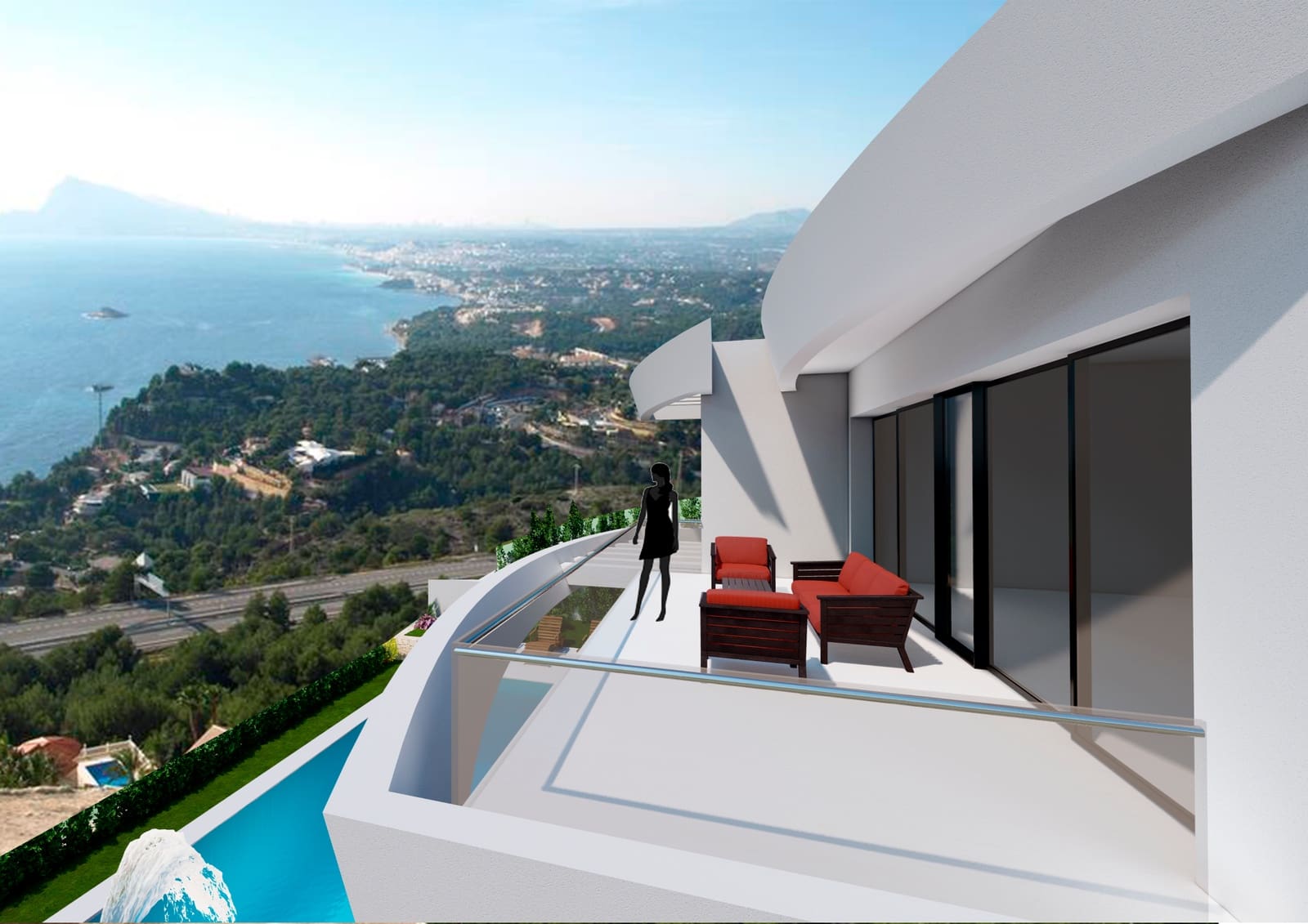 3 Zimmer Villa zu verkaufen in Altea mit Pool Garage - 1.350.000 € (Ref: 7854278)