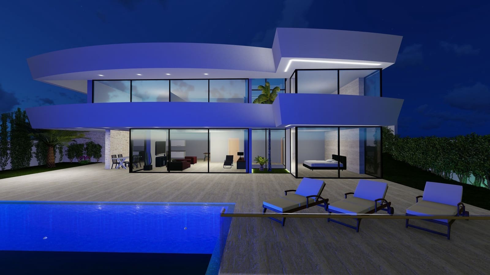 4 Zimmer Villa zu verkaufen in Altea mit Pool Garage - 1.890.000 € (Ref: 7854279)